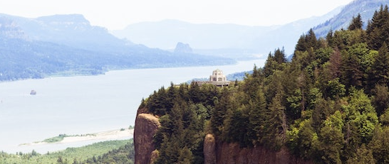 Crown Point on the Historic Columbia River Highway, courtesy of Eric Muhr found on Unsplash